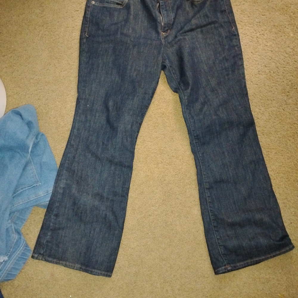 Eddie Bauer Dark Blue Flare Jeans